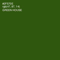 #2F570E - Green House Color Image