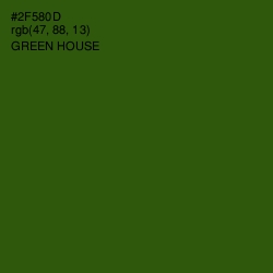 #2F580D - Green House Color Image