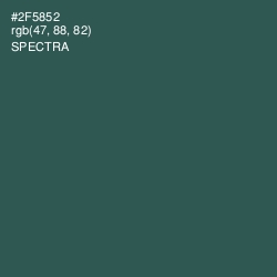 #2F5852 - Spectra Color Image