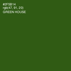 #2F5B14 - Green House Color Image