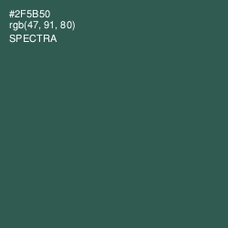 #2F5B50 - Spectra Color Image