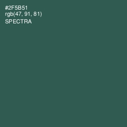 #2F5B51 - Spectra Color Image