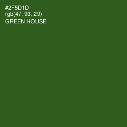 #2F5D1D - Green House Color Image