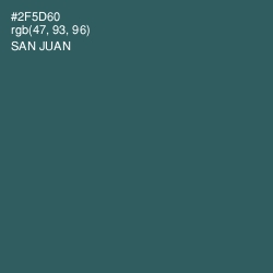 #2F5D60 - San Juan Color Image