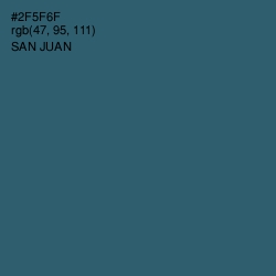 #2F5F6F - San Juan Color Image