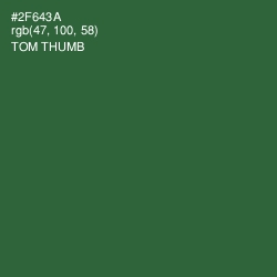 #2F643A - Tom Thumb Color Image