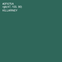 #2F675A - Killarney Color Image