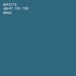 #2F677E - Ming Color Image