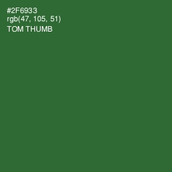 #2F6933 - Tom Thumb Color Image