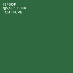 #2F693F - Tom Thumb Color Image