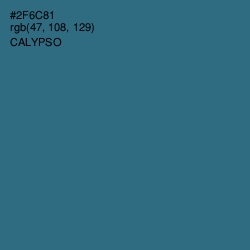 #2F6C81 - Calypso Color Image