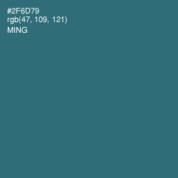 #2F6D79 - Ming Color Image