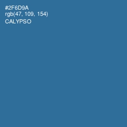 #2F6D9A - Calypso Color Image