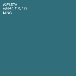 #2F6E7A - Ming Color Image