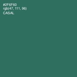 #2F6F60 - Casal Color Image