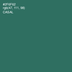 #2F6F62 - Casal Color Image