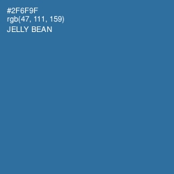 #2F6F9F - Jelly Bean Color Image