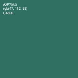 #2F7063 - Casal Color Image