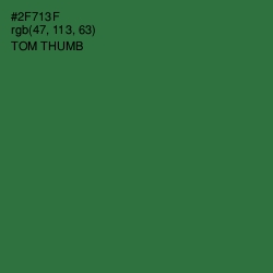 #2F713F - Tom Thumb Color Image