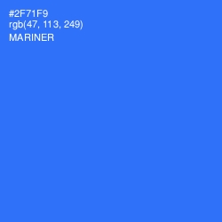 #2F71F9 - Mariner Color Image