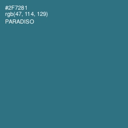 #2F7281 - Paradiso Color Image