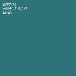 #2F7479 - Ming Color Image