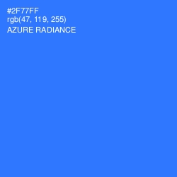 #2F77FF - Azure Radiance Color Image