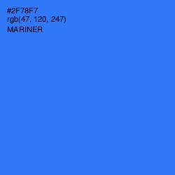 #2F78F7 - Mariner Color Image