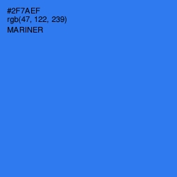 #2F7AEF - Mariner Color Image