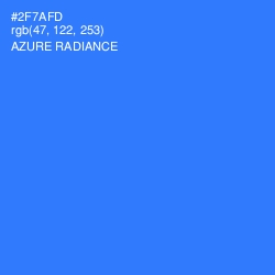 #2F7AFD - Azure Radiance Color Image