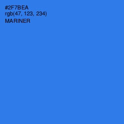 #2F7BEA - Mariner Color Image