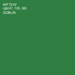 #2F7E42 - Goblin Color Image