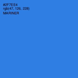 #2F7EE4 - Mariner Color Image