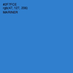 #2F7FCE - Mariner Color Image