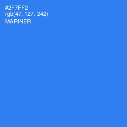 #2F7FF2 - Mariner Color Image