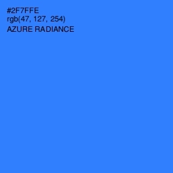 #2F7FFE - Azure Radiance Color Image