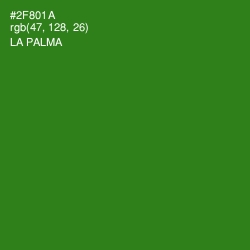 #2F801A - La Palma Color Image