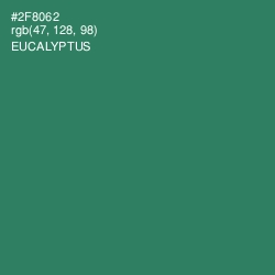 #2F8062 - Eucalyptus Color Image