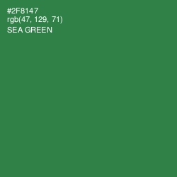 #2F8147 - Sea Green Color Image