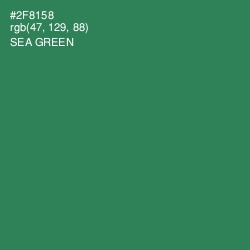 #2F8158 - Sea Green Color Image