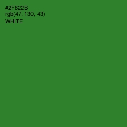 #2F822B - Forest Green Color Image