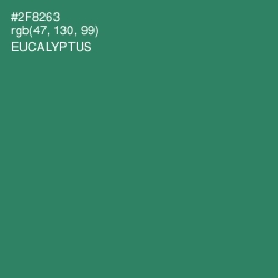 #2F8263 - Eucalyptus Color Image