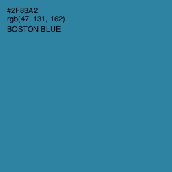 #2F83A2 - Boston Blue Color Image