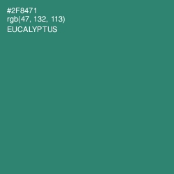 #2F8471 - Eucalyptus Color Image