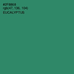 #2F8868 - Eucalyptus Color Image