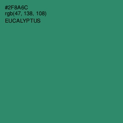 #2F8A6C - Eucalyptus Color Image