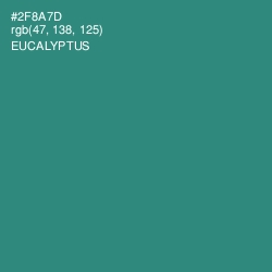 #2F8A7D - Eucalyptus Color Image