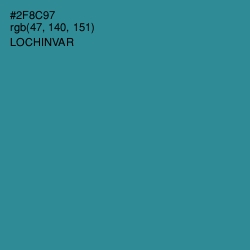 #2F8C97 - Lochinvar Color Image