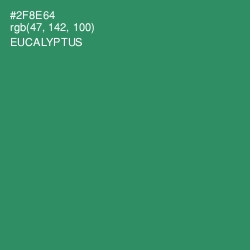 #2F8E64 - Eucalyptus Color Image