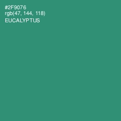 #2F9076 - Eucalyptus Color Image
